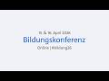 Bildungskonferenz 2026 Official Teaser