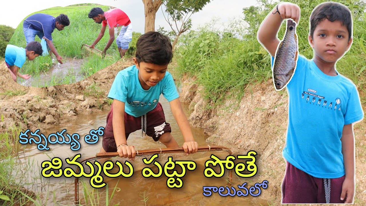 Hunting fish | Kannayya Kaluvalo Chepalu padithe | Ultimate Kannayya Comedy | Trends adda