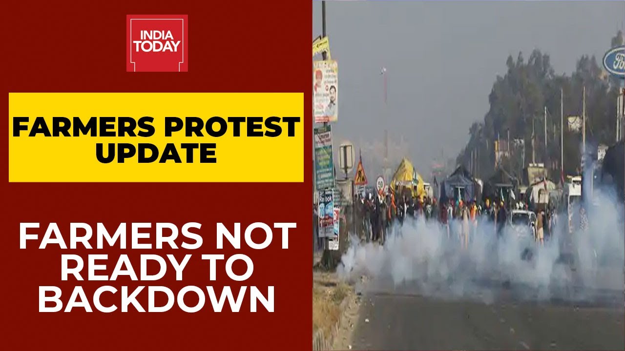 Farmers Protest Live News Updates: Despite Tear Gas Fired, Farmers Not Ready To Back Down