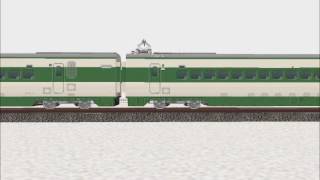 新VRM3★shinkansen　200系やまびこ12両編成カタログ動画NO9