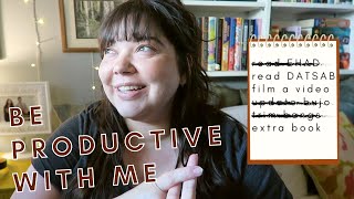 BE PRODUCTIVE WITH ME | Reading Vlog