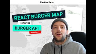 ReactJS Burger Map feat. Ania Kubóws Burger API and Mapbox screenshot 1