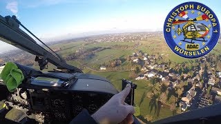 Christoph Europa 1 (EC-135) Cockpit Einsatz Stolberg Vennwegen