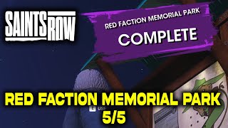 Red Faction Memorial Park: Explore Hidden History 5/5 | Saints Row Reboot 2022