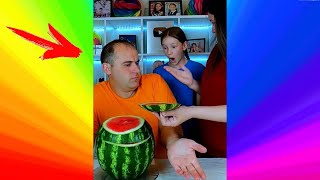 OMG!He hid chupa chups in a watermelon!😂 #shorts Best video by SHORTULIKI