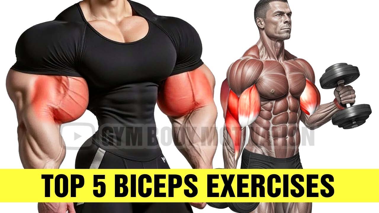 Top 5 Biceps Exercises for Building Muscle - YouTube