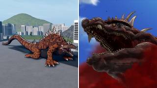 Godzilla Amphibia Kaiju Alpha & Film Comparison