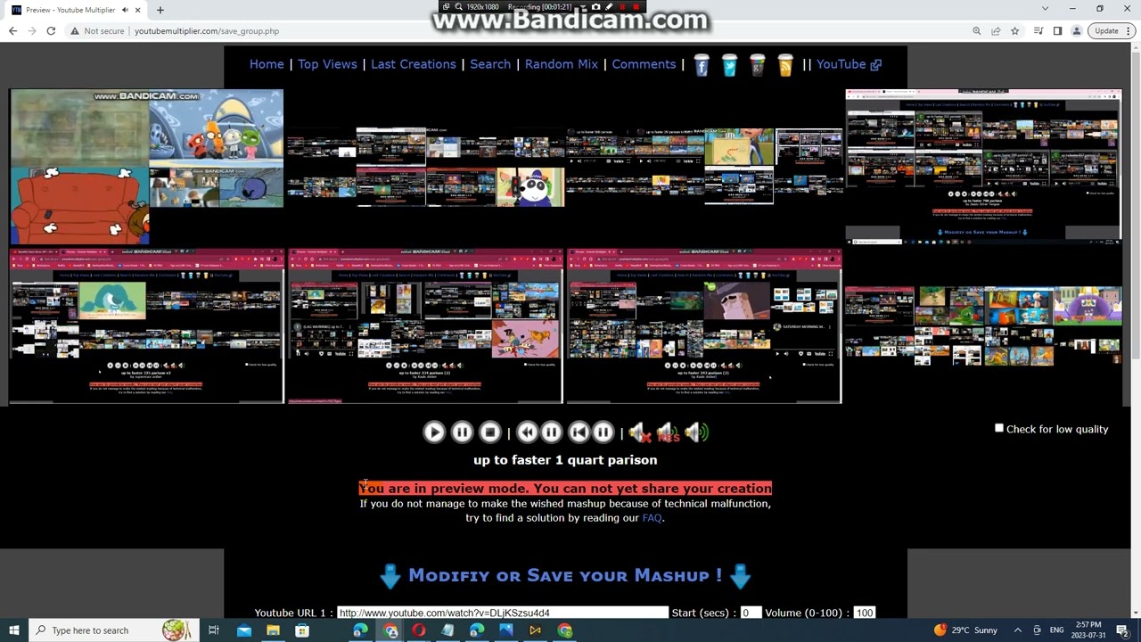 up to faster 1 quart parison