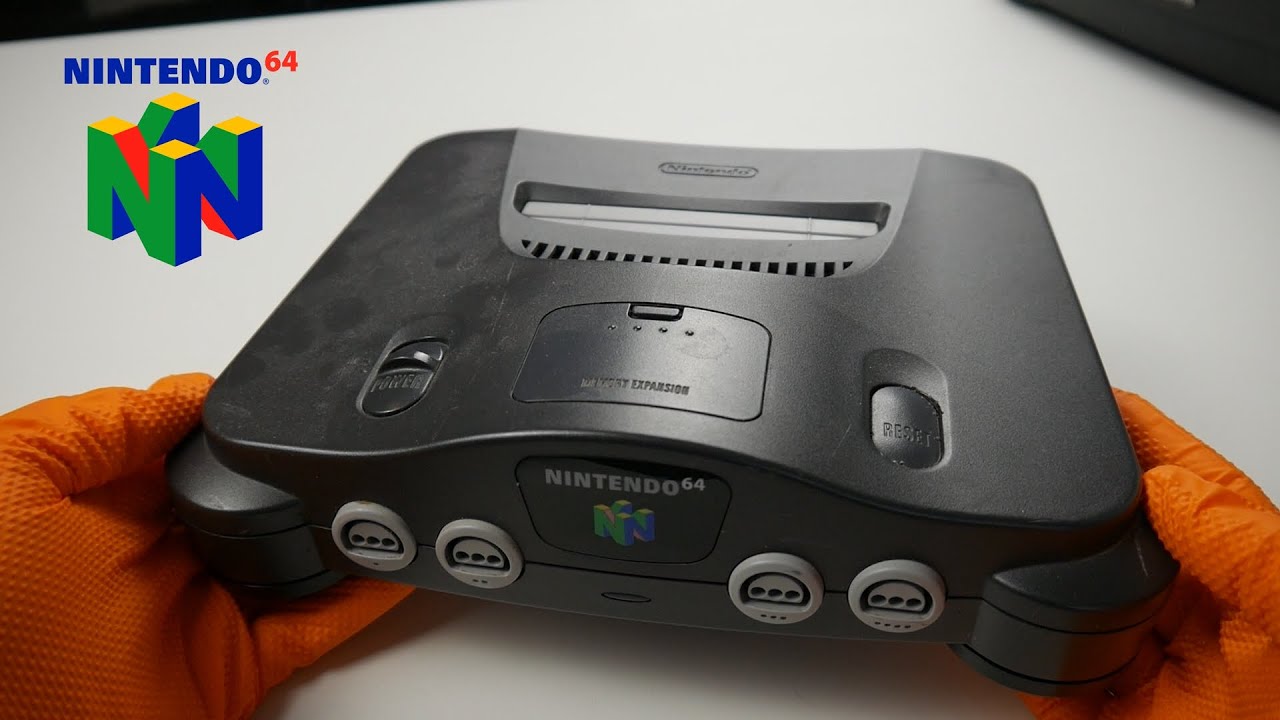 N64 console teardown & cleaning // overhaul restoration // Nintendo