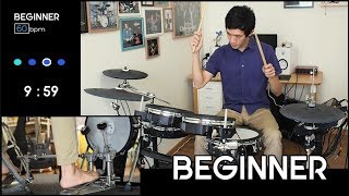 10-minute Double Bass Endurance Practice Along | Beginner |