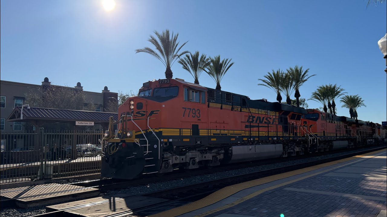 Freight trains at Fullerton January 2026
