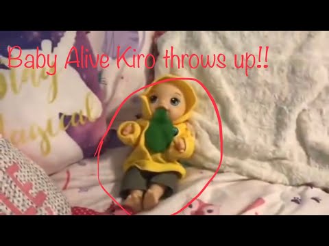 baby alive throw up
