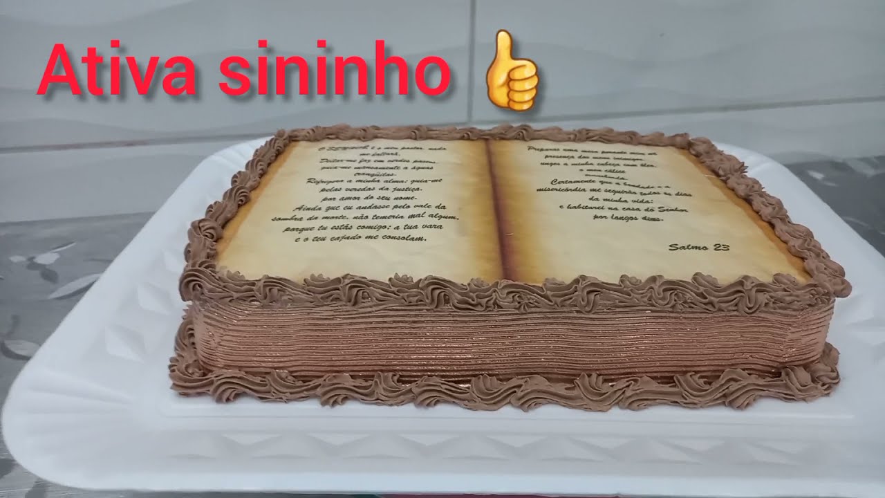 BOLO BÍBLIA  ABERTA