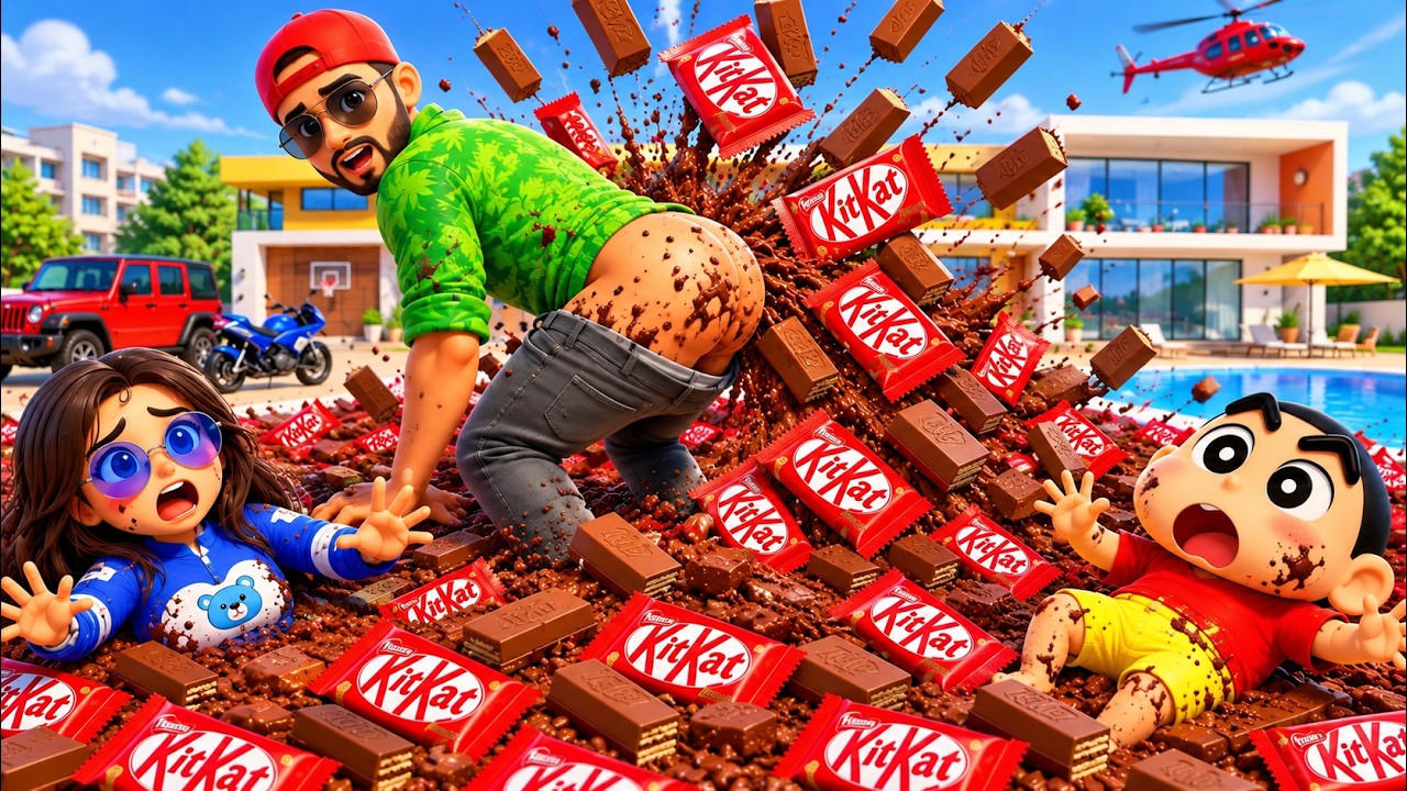 Jack caused a Kitkat Tsunami with His poop 💩 💥 |  INDIAN THEFT AUTO SIMULATOR