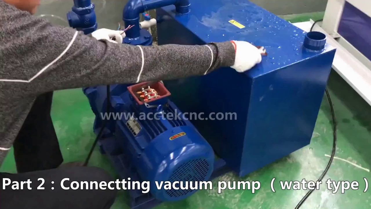 Acctek Vacuum water pump install teaching YouTube