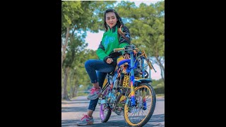 Modifikasi vixion birunya cinta