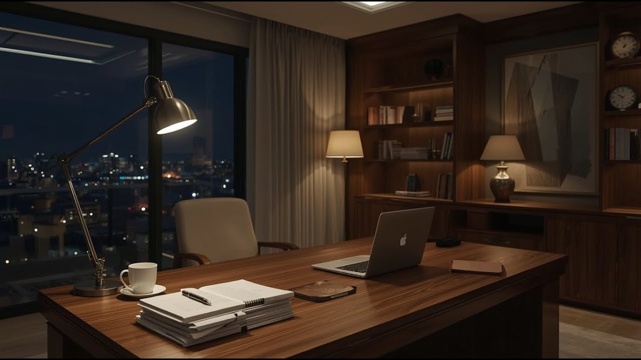 Deep Focus Music for Late Night Study | Quiet Ambient