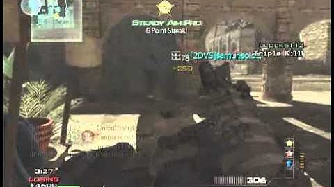 glock5142 - MW3 Quad Feed MP7 Seatown (Silencer , Extended Mags)