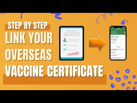 How to link your overseas vaccine certificate with myGov and state check in app