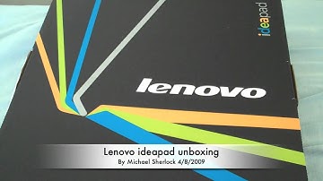 Lenovo Ideapad S10 Unboxing
