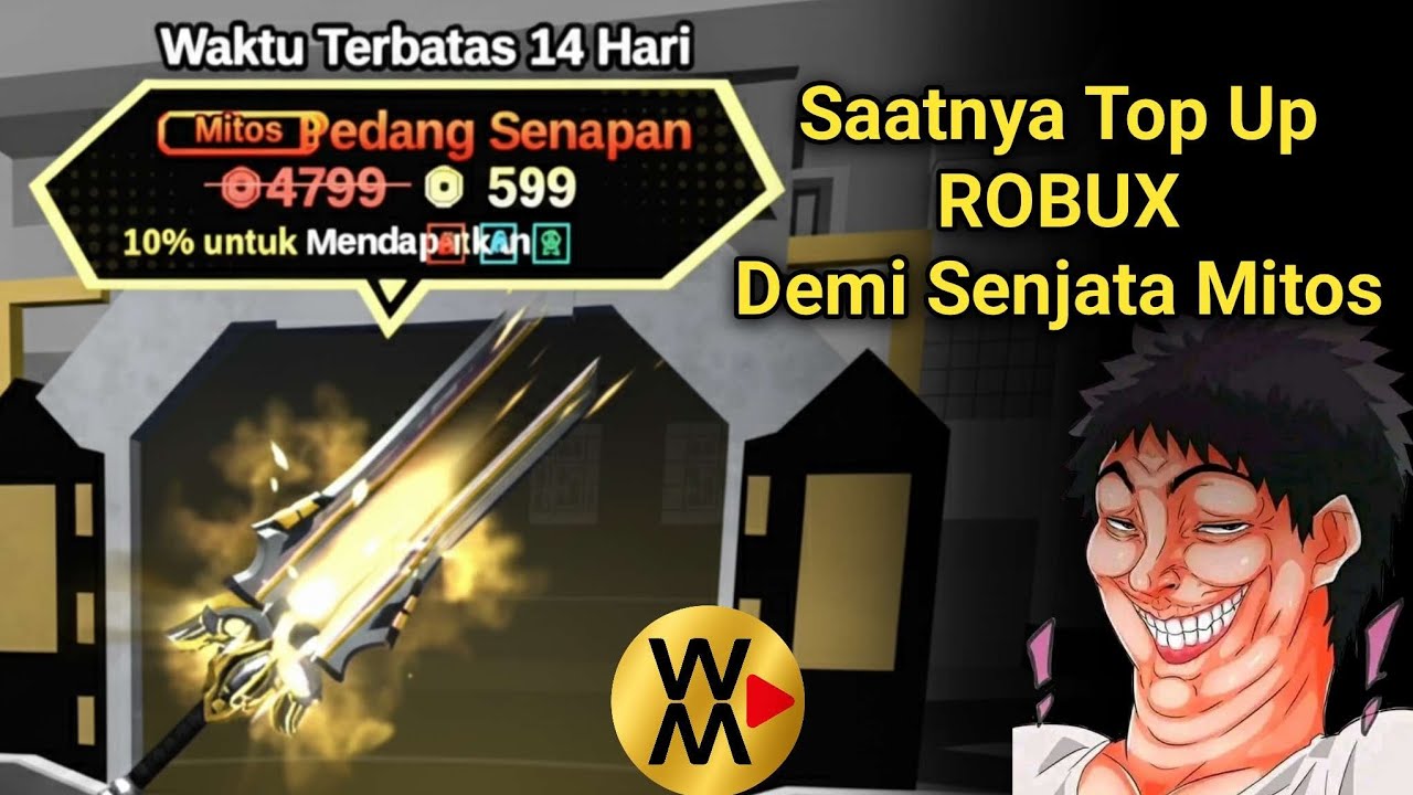 Top Up Robux Demi Pamer Ke Pakde Senjata Mitos Di Game Dungeon Hunter