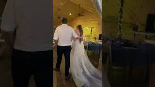 Kid at wedding watching drunk people dance