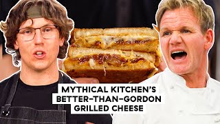 Mythical Kitchens Chef Josh Makes His Better-Than-Gordon-Ramsay Grilled Cheese Delish