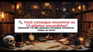 🔍 Apenas 1% consegue encontrar os 10 objetos escondidos! Você consegue? screenshot 2