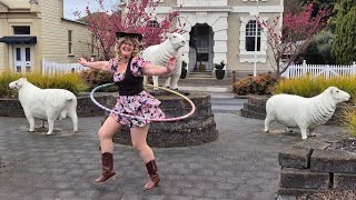 The Hunterville Sheep - Joyful Hula Hoop Dance By Joy Donaldson ft. Maureen 