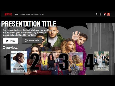 netflix presentation template google slides