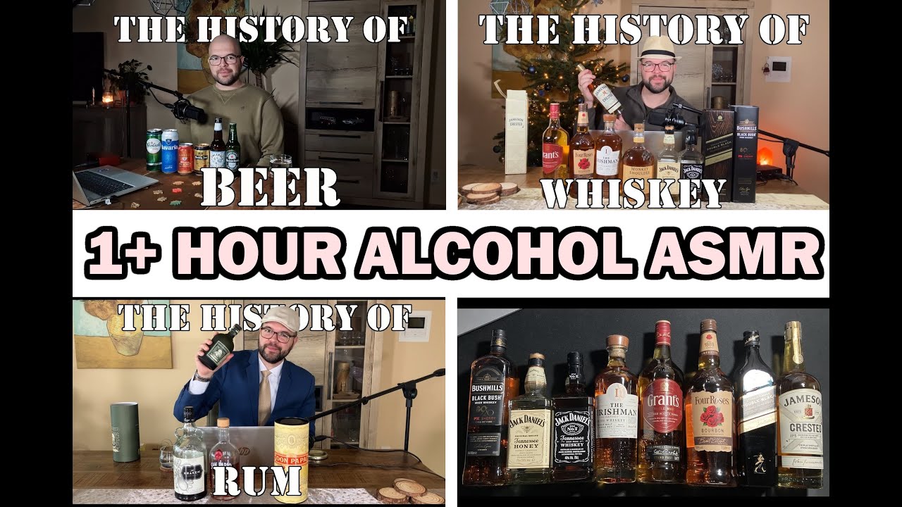 Alcohol collection - ASMR - YouTube
