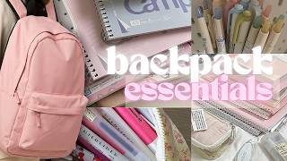 Things You MUST HAVE in your Bag Before School Starts Backpack Essentials for Back to School