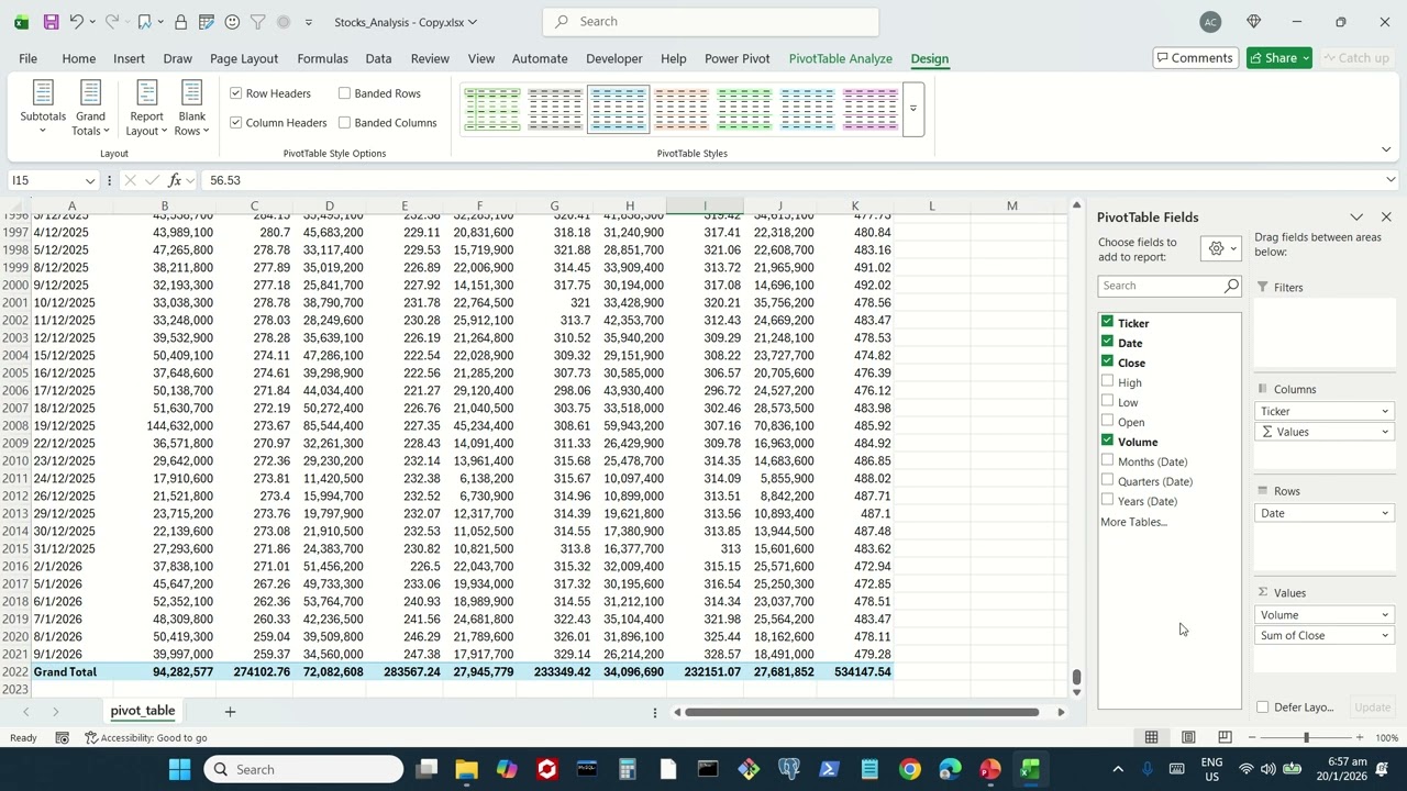 Using Excel pivot table cache  to reduce the file size of Excel workbook