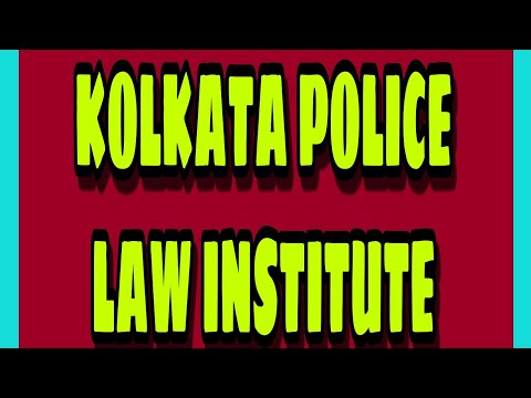 KOLKATA POLICE LAW INSTITUTE #KPLI #POLICE_LAW_COLLEGE #CU_LAW