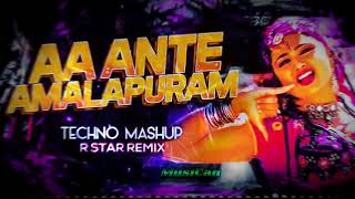 Aa Ante Amalapuramtechno Mashup Dj Rstar Remix  Allu Arjun  Aarya  An dj trending remix