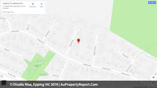 11 Dicello Rise, Epping VIC 3076 | AuPropertyReport.Com