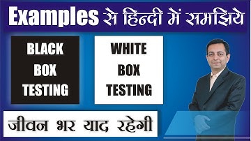 What are Black Box and White Box Testing in Software Engineering | Dr. Kapil Govil