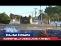 Marinha utiliza carros Lagarta Anfíbios para realizar resgates no Sul | Brasil Urgente