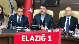 Elazığ Deprem - 1 Tüm İhtiyaçlar Hızlı Bir Şekilde Karşılanacak