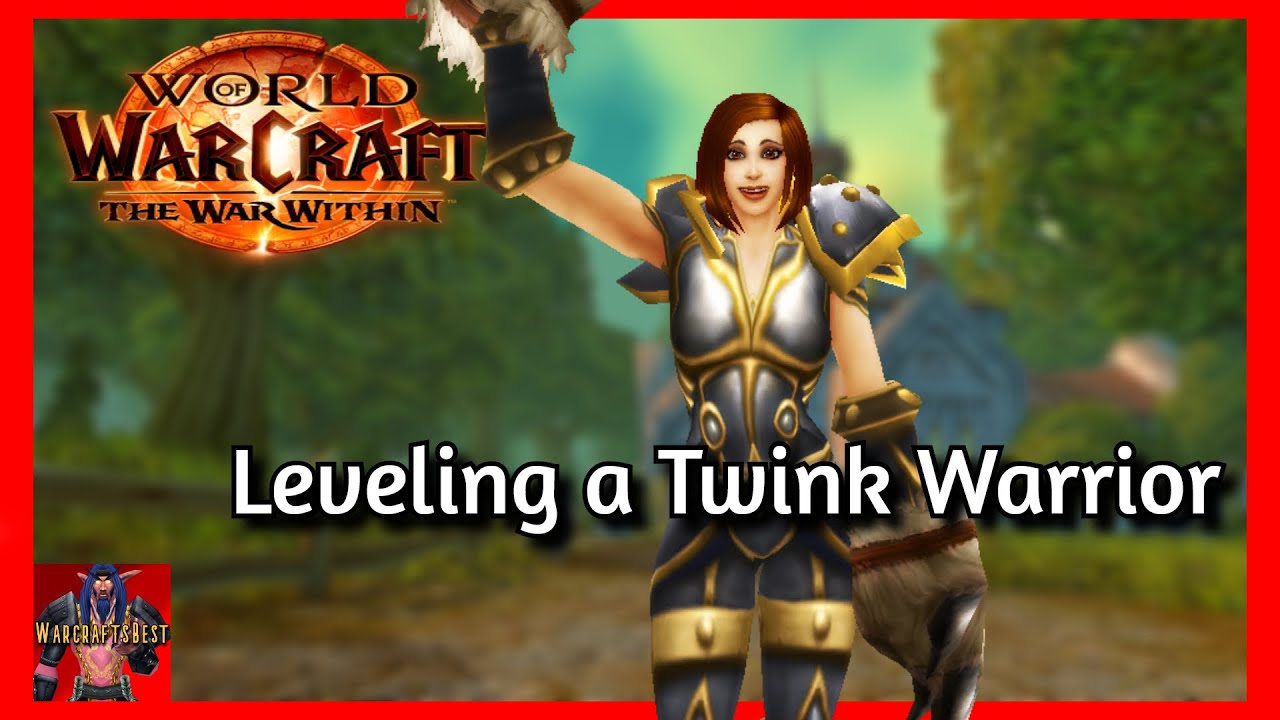 WoW War Within PvE: LEVELING A LEVEL 11 TWINK WARRIOR - We Live!