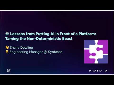 Lessons from Putting AI in Front of a Platform