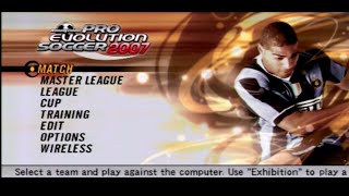 Winning Eleven Pro Evolution Soccer 2007 -- Gameplay (PSP)