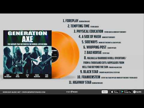 Generation Axe "The Guitars That Destroyed The World: Live In China" Official Album Pre-listening