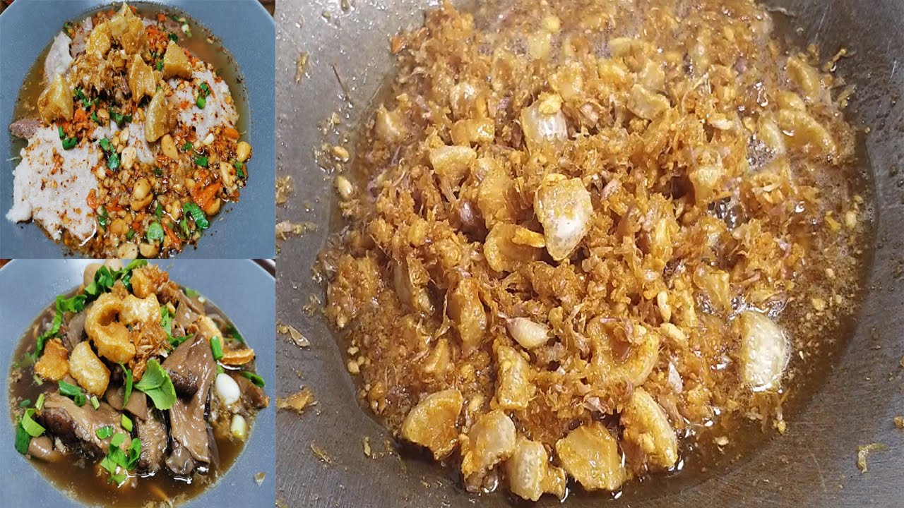 วิธีทำกากหมูกระเทียมเจียว สูตรนี้น้ำมันหอม ทำง่ายน้ำมันไม่กระเด็น ใส่ก๋วยเตี๋ยวอร่อยลงตัว