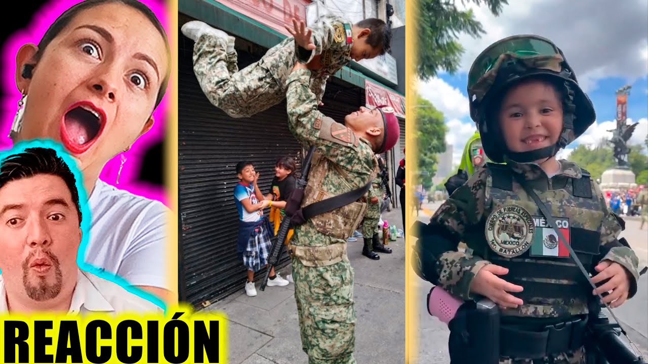 Un SOLDADO en CADA HIJO TE DIO | Niños EMOCIONADOS con el EJERCITO MEXICANO