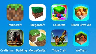 Minecraft, MegaCraft, Lokicraft, Block Craft 3D, Craftsman Building, MergeCrafter, Tribe Craft screenshot 2