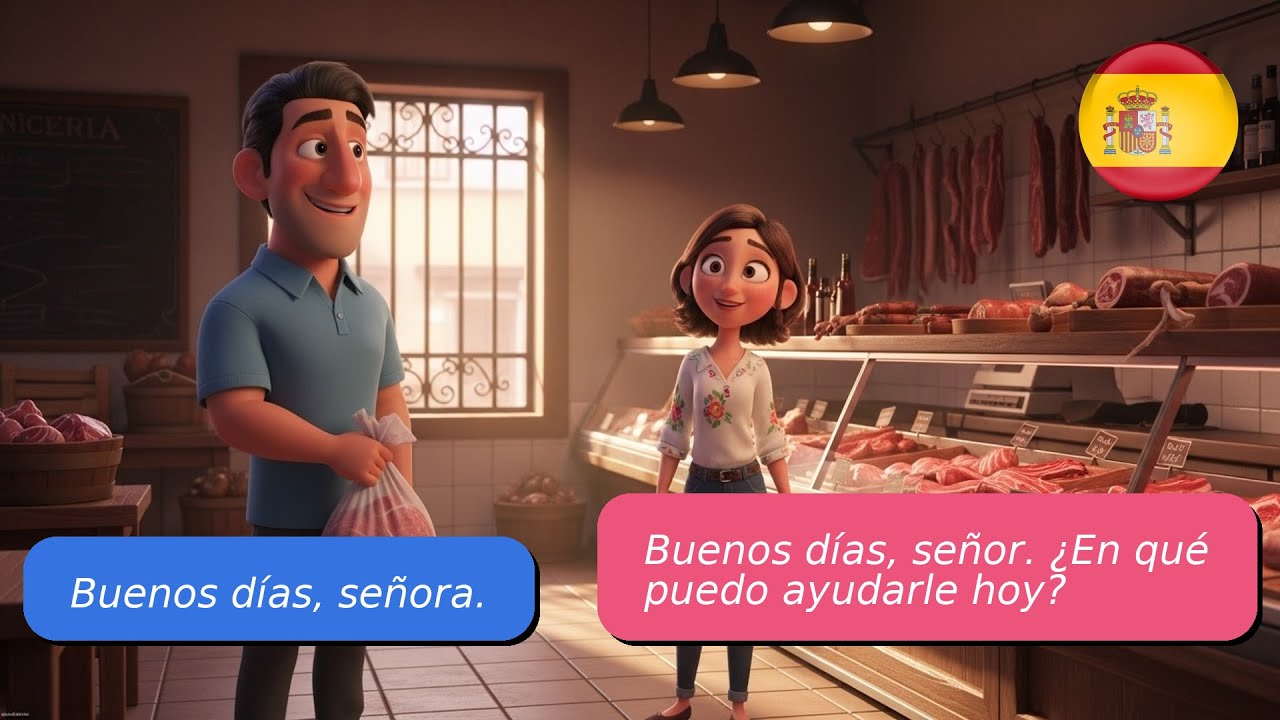 💬 Как говорить по-испански в мясной лавке 😎 Простые диалоги для начинающих