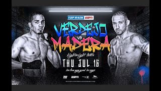 Felix Verdejo vs Will Madera FULL FIGHT  JULY 16,2020