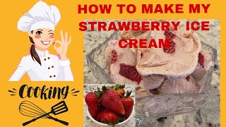 HOW TO MAKE MY STRAWBERRY ICE CREAM ( For 3 Ingredients only) Cotton Candy Strawberry Ice Cream Vegan 3 Ingredients Only