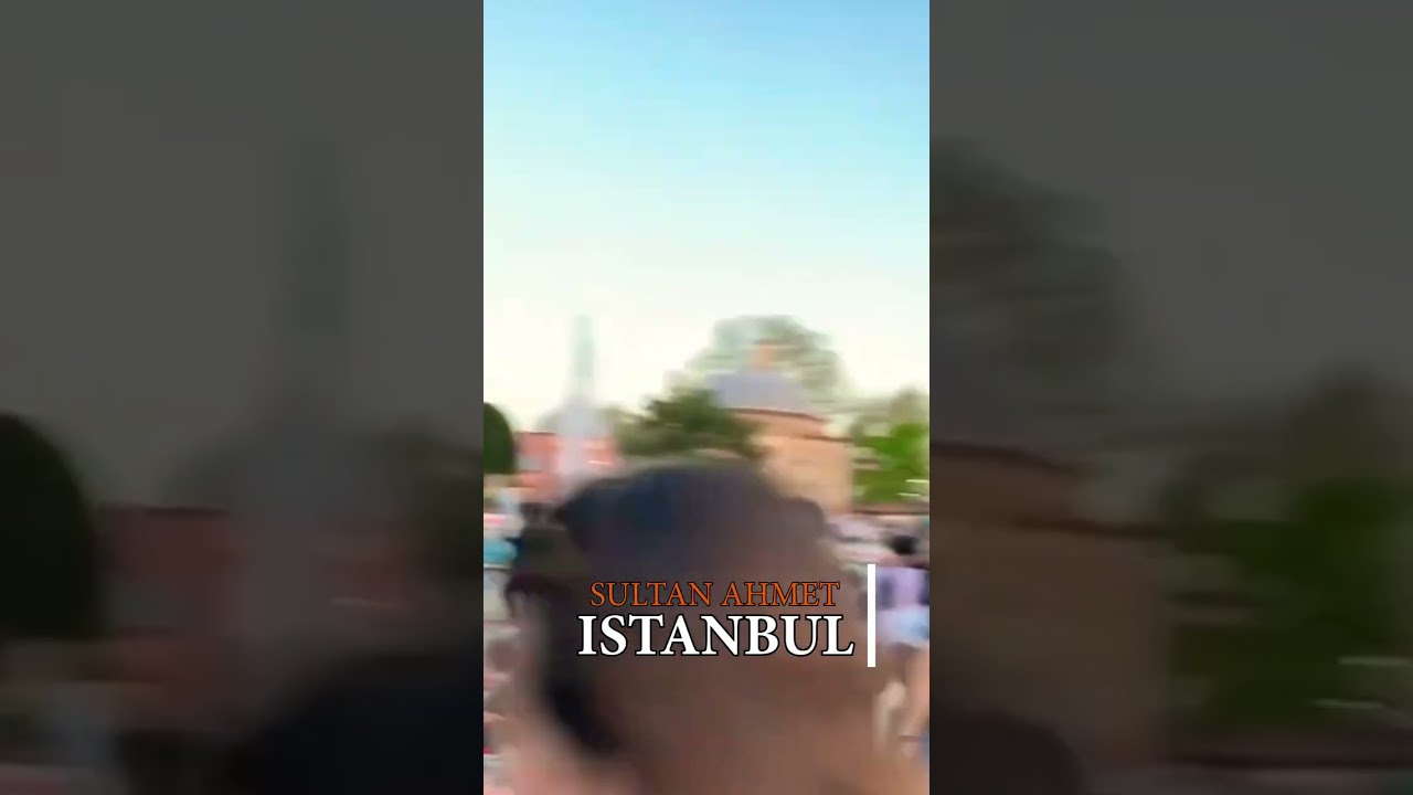 Ramadan In Istanbul Turkey - Iftar In Sultan Ahmet Park Istanbul Turkey